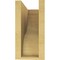 Ekena Millwork 5"W x 10"D x 10"H Classic Garner Rough Cedar Woodgrain TimberThane Corbel, Primed Tan CORUR05X10X10GARRCPR - alternate 5